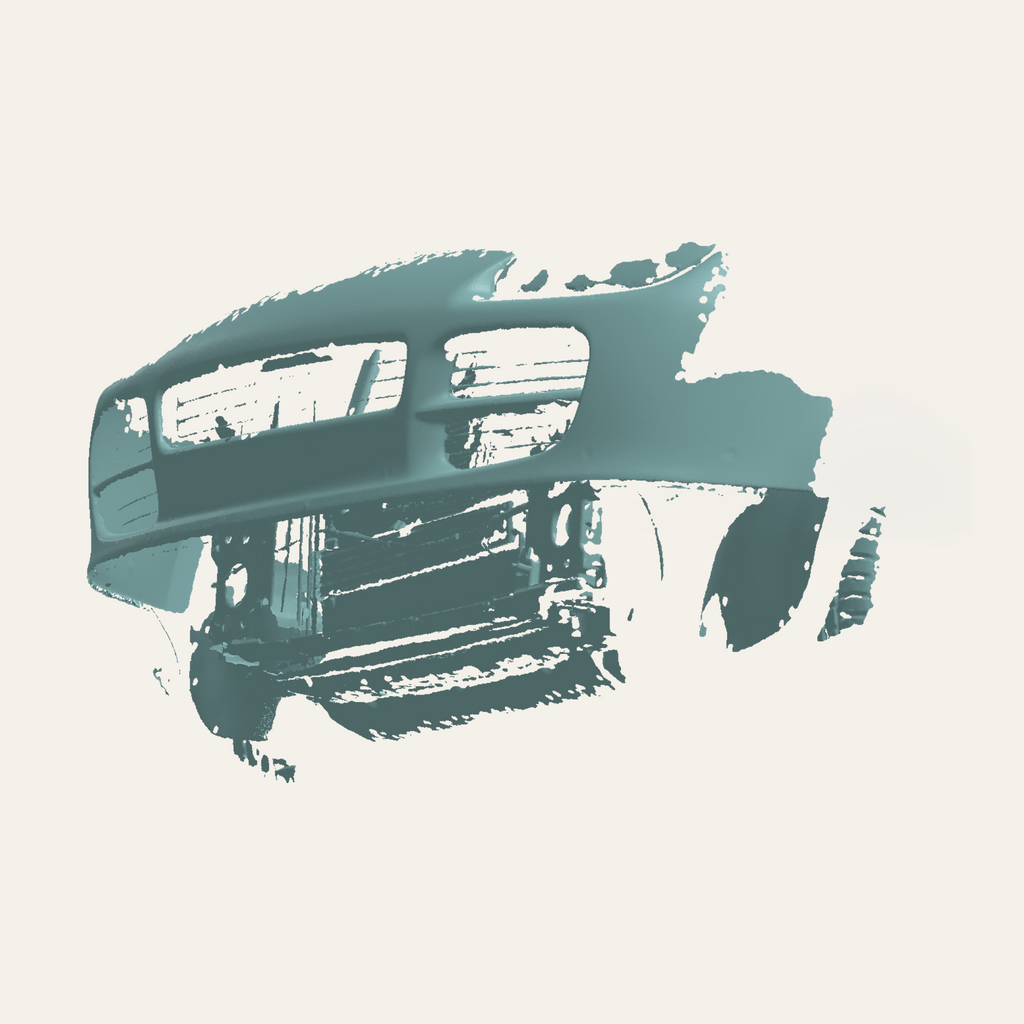 Porsche Cayenne 955 Front Bumper-Off 3D Scan