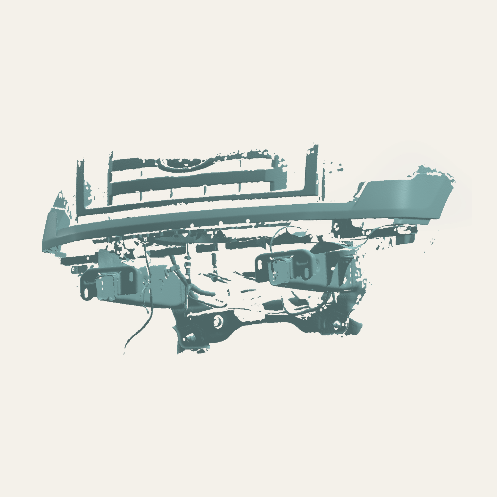 2009–2014 Ford F-150 Front Bumper-Off 3D Scan