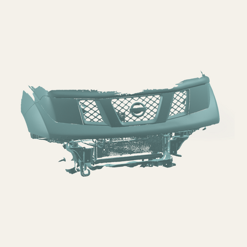 2005–2012 Nissan Pathfinder R51 Front Bumper-Off 3D Scan