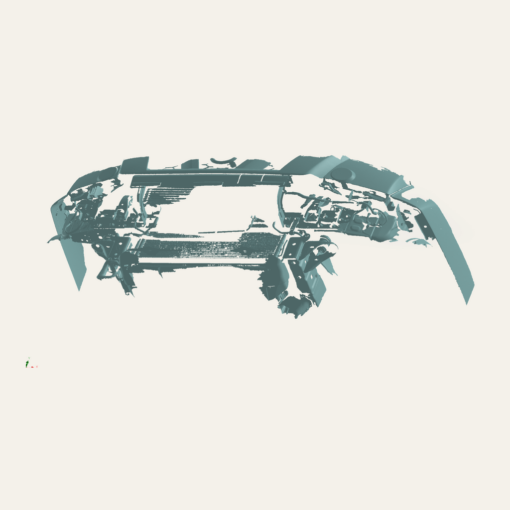 2005–2015 Nissan Xterra Front Bumper-Off 3D Scan