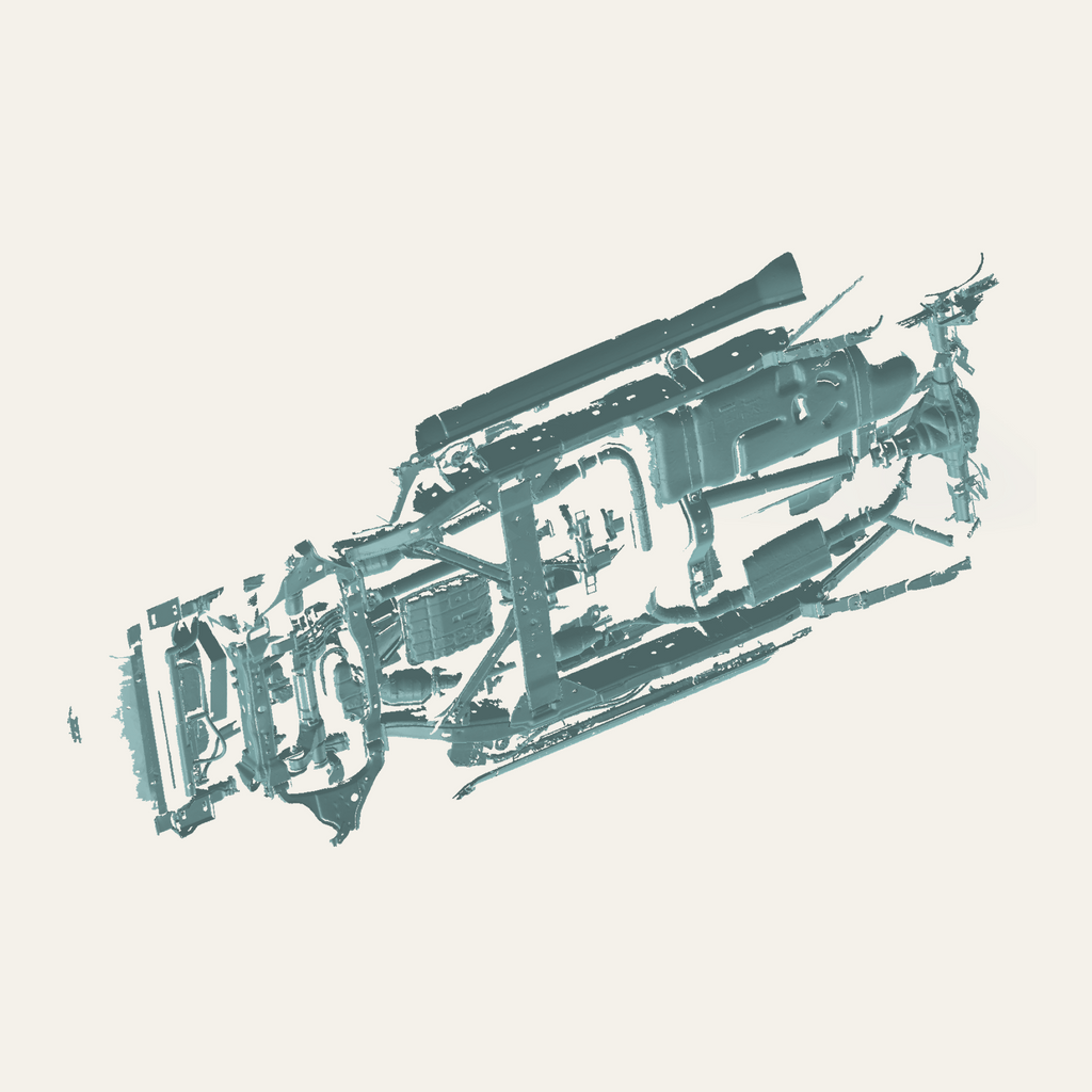 2005–2015 Nissan Xterra Full Underside 3D Scan