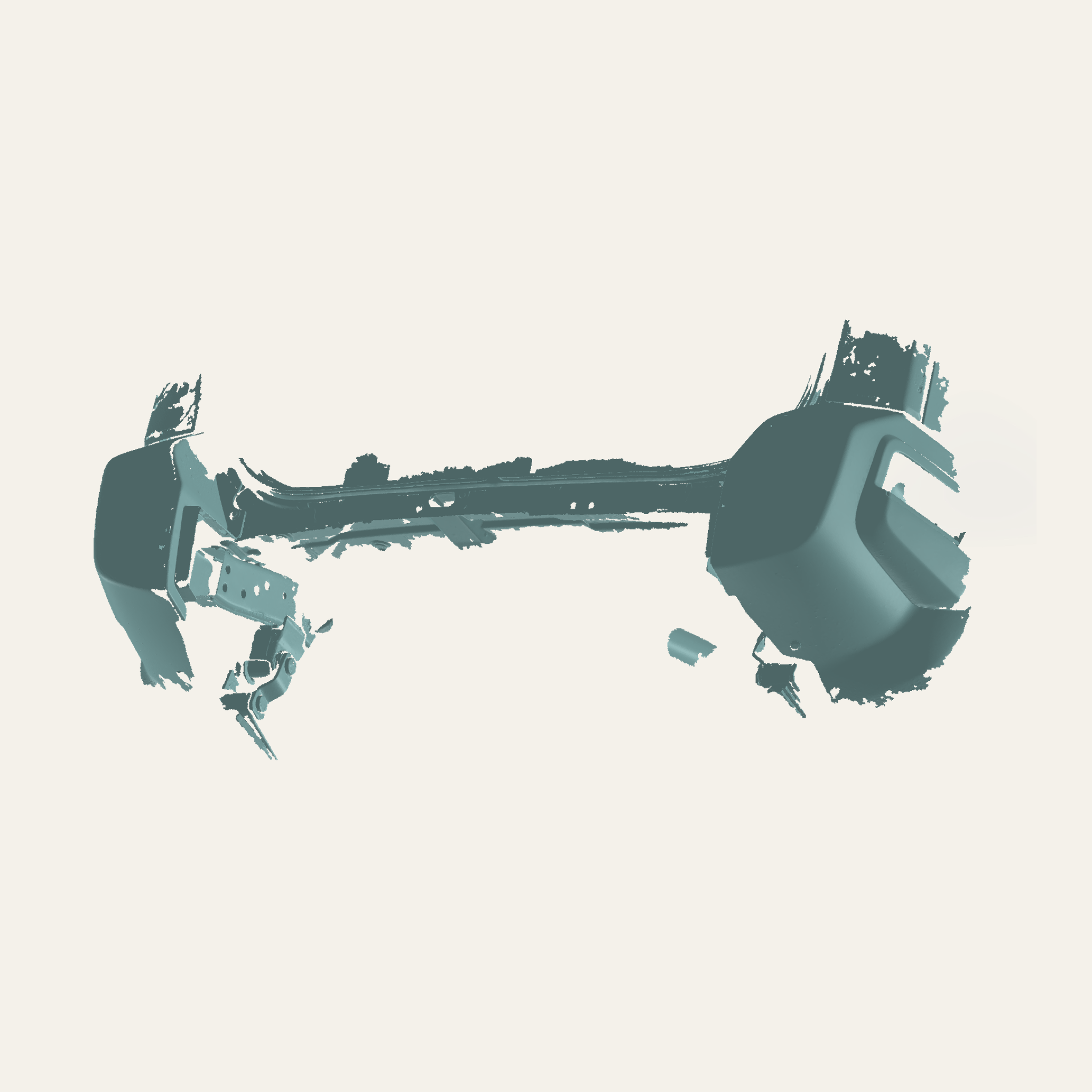 2005–2015 Nissan Xterra Rear Bumper Center-Section 3D Scan