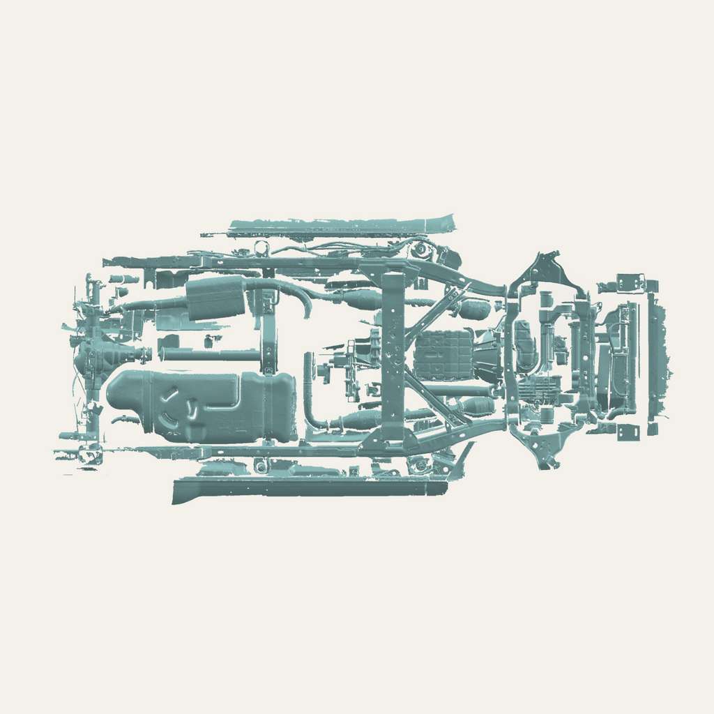 2005–2015 Nissan Xterra Full Underside 3D Scan