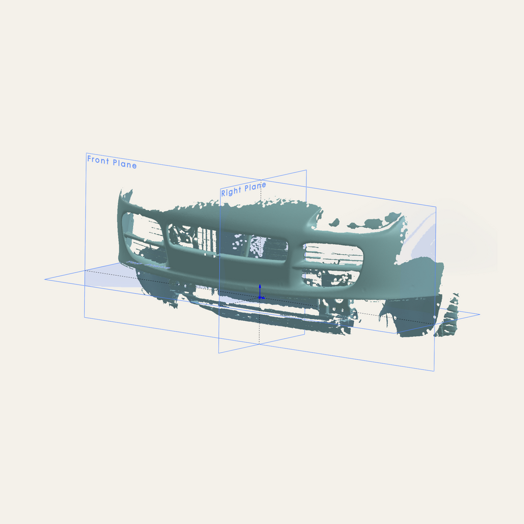 Porsche Cayenne 955 Front Bumper-Off 3D Scan