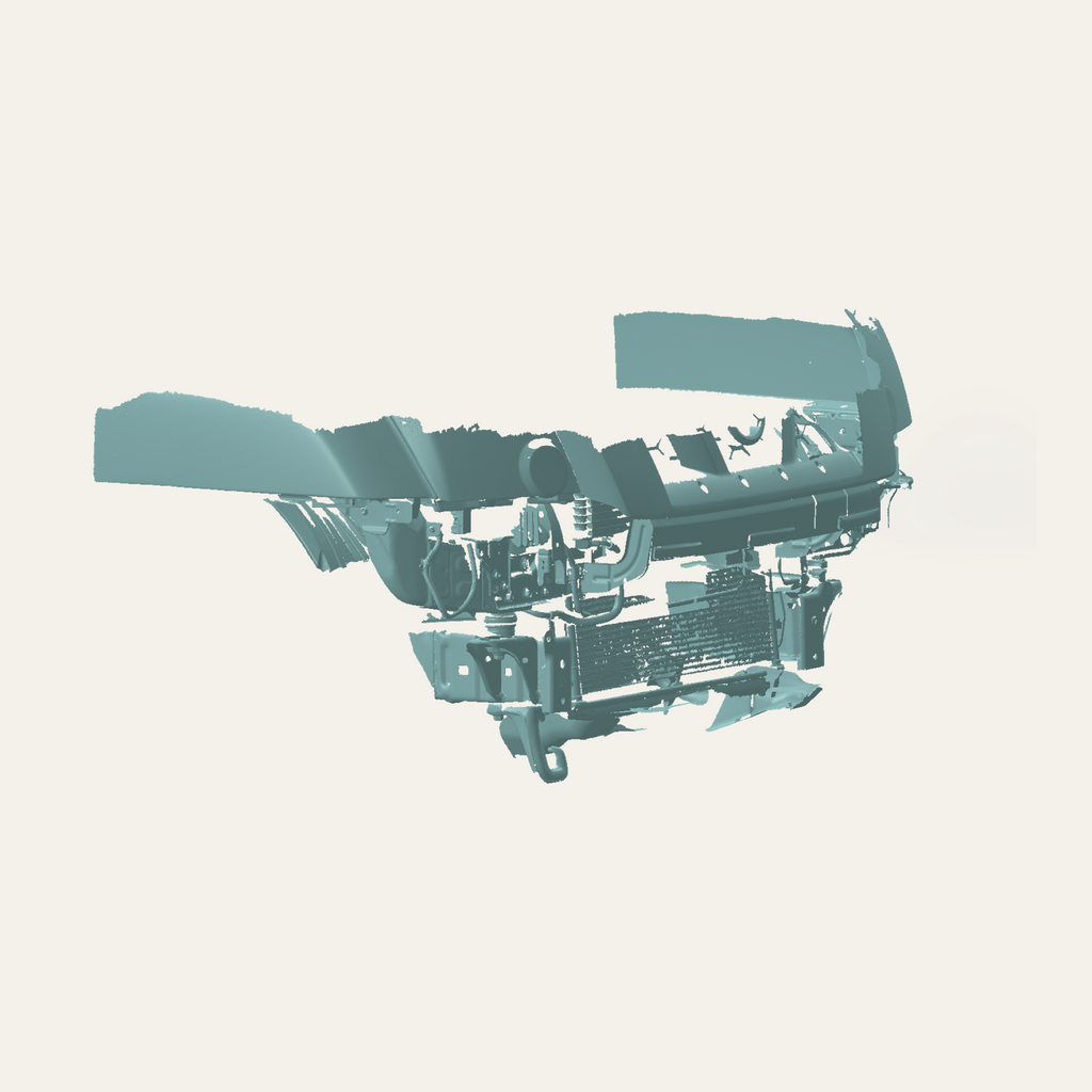 2005–2015 Nissan Xterra Front Bumper-Off 3D Scan