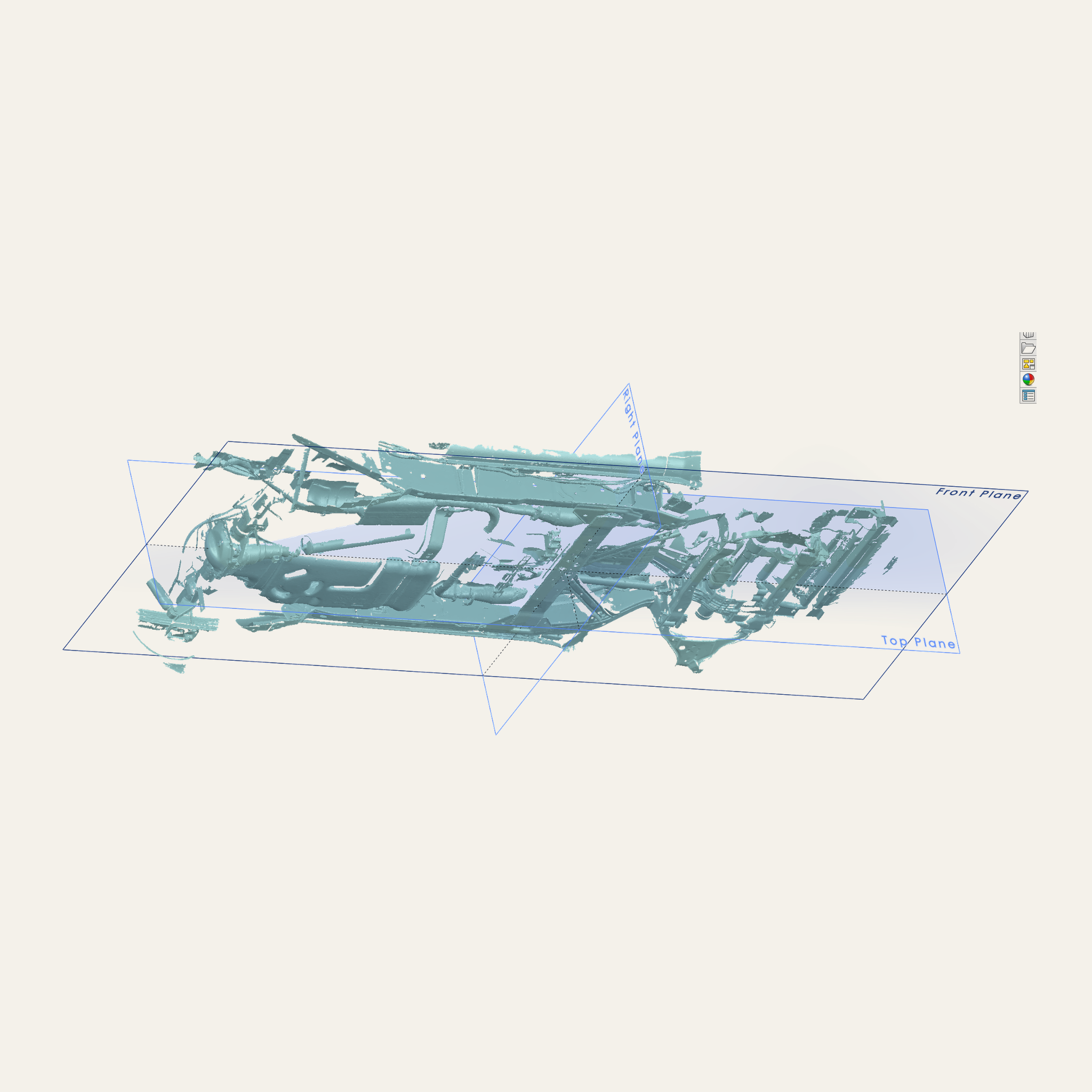 2005–2015 Nissan Xterra Full Underside 3D Scan